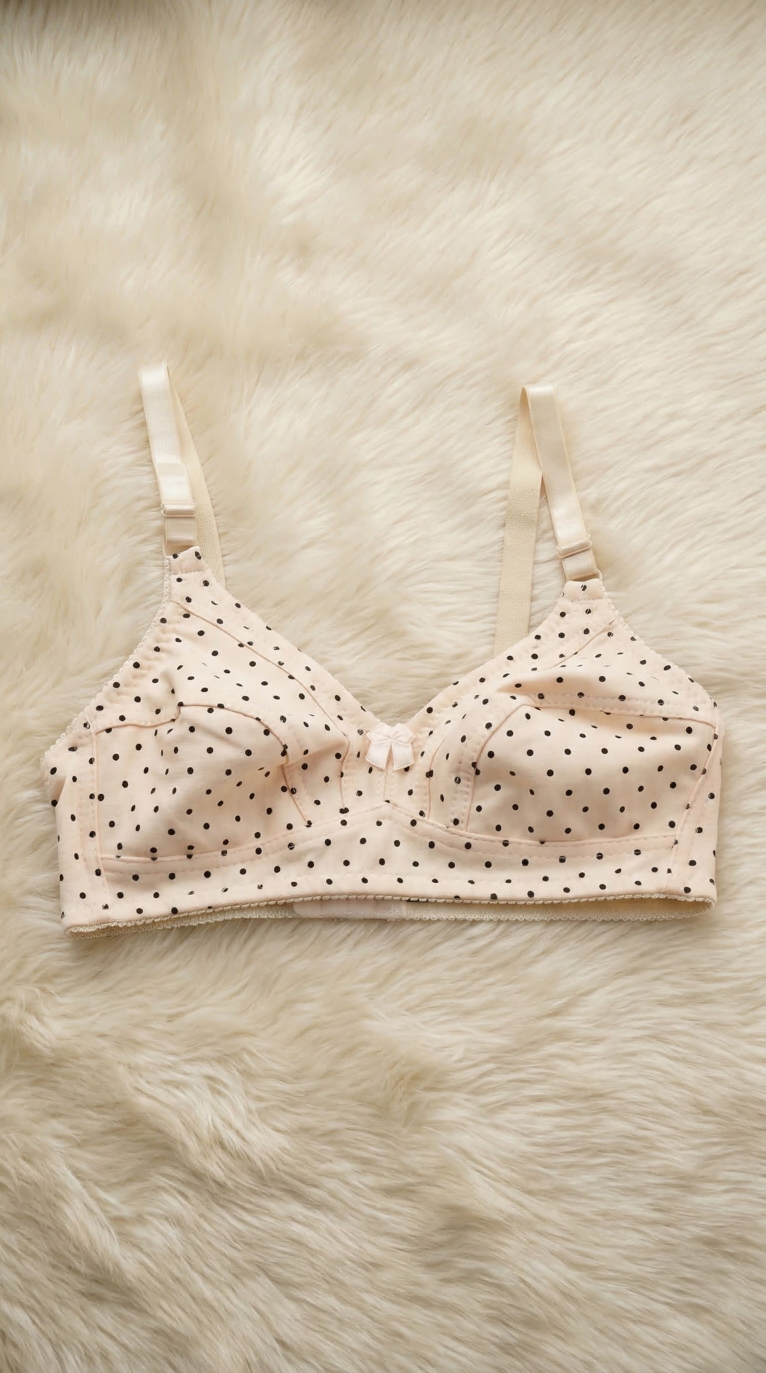 Skin Cotton Bra For Women – LB5047 | Polka Dot Everyday Bralette