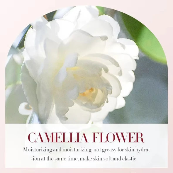 Camellia Flower - moisturizing and hydrating, makes skin soft and elastic