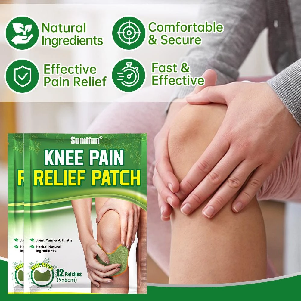 Sumifun Knee Pain Relief Patch packaging and patches