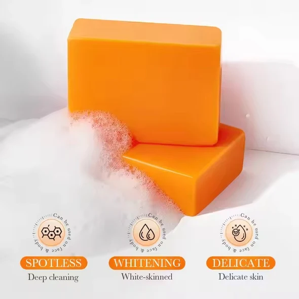 Sadoer Kojic Acid Whitening Soap – Improve acne prone skin, deep cleansing, brightening